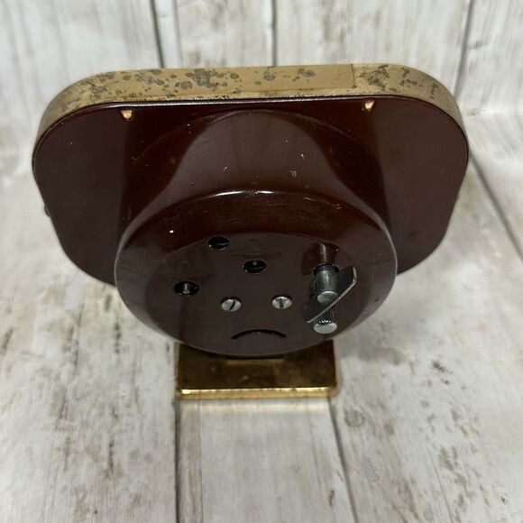 Vintage Luxury Alarm Clock Manual Winding Mechanical Clock WORKS - Picture 8 of 8